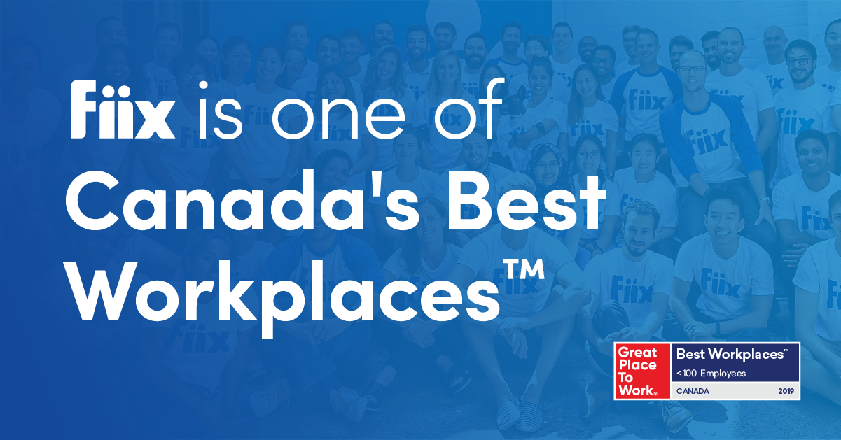 Fiix is one of Canada's Best Workplaces
