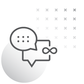 Unlimited chat support icon