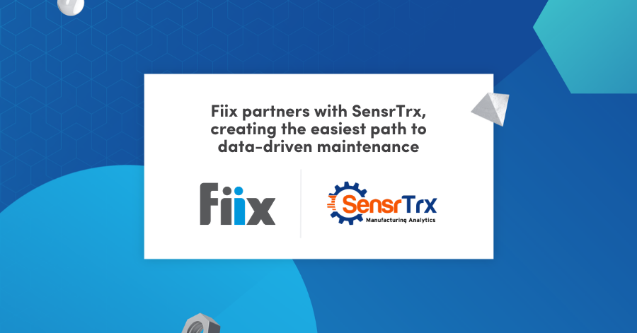Press Release: Fiix Partners with SensrTrx