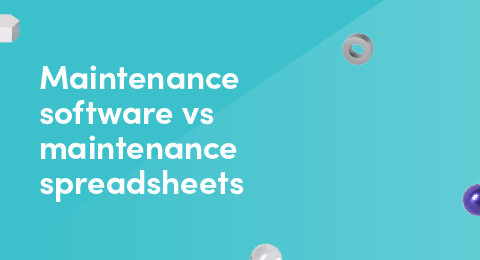Maintenance software vs maintenance spreadsheets graphic