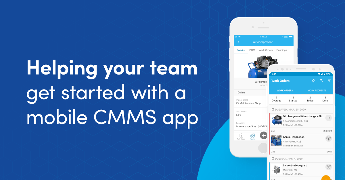 Getting Your Team Started With Mobile Cmms App Fiix 5490