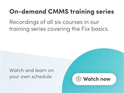 On-demand CMMS training series