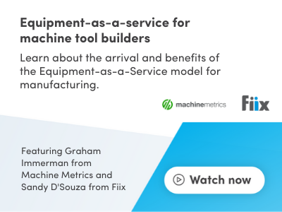 Equipment-as-a-service for machine tool builders