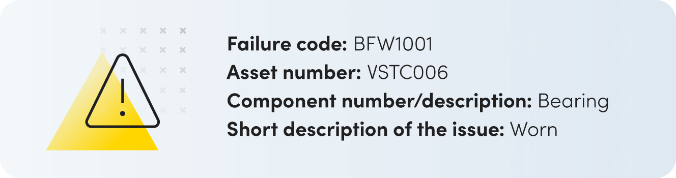 Failure code example