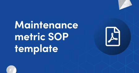 Maintenance metric SOP template graphic