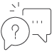 Question speech icon