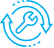 Wrench cycle icon