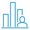 Graph person icon