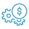 Money gear icon
