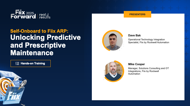 Unlocking predictive & prescriptive maintenance